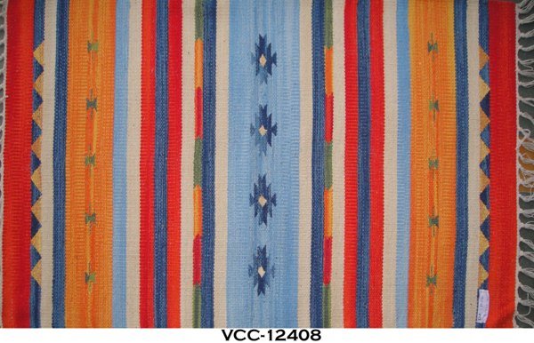 HAND WOVEN COTTON KILIM